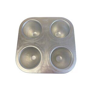 Wilton Aluminum 4-Cavity Baking Pan For Mini Cakes & Desserts - 508-302